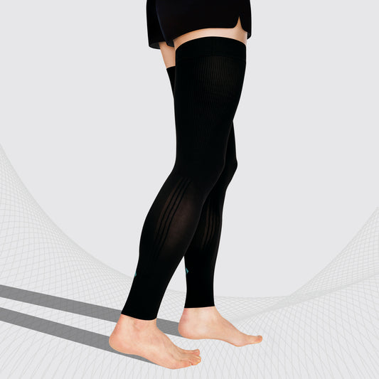 Lange Sport Kompressionsstulpen Klasse 1 (18-21 mmHg), Unisex, ACTIVE