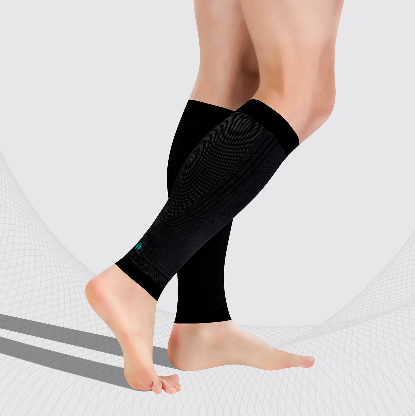 Sport Kompressions-Wadenstulpen Klasse 1 (18-21 mmHg), Unisex, ACTIVE