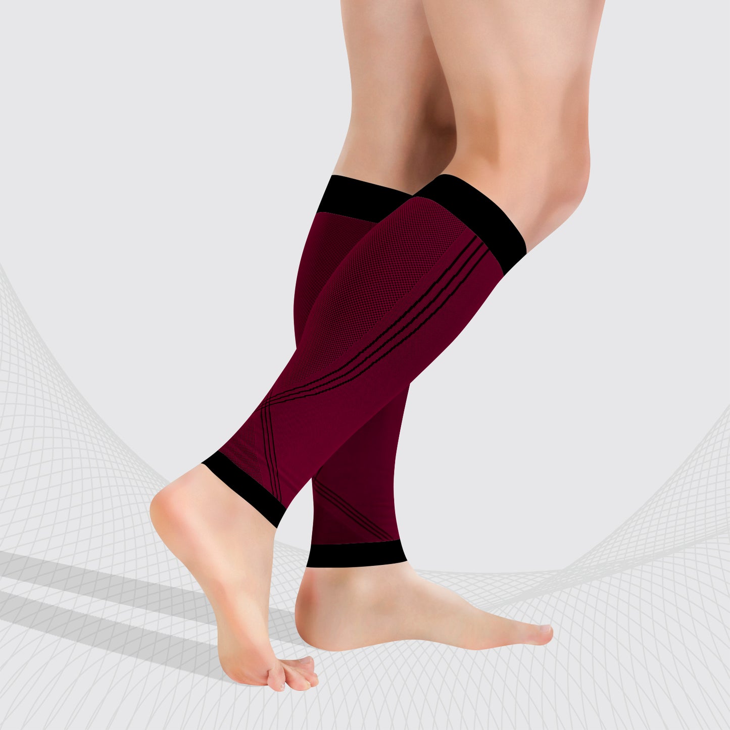 Sport Kompressions-Wadenstulpen Klasse 1 (18-21 mmHg), Unisex, ACTIVE
