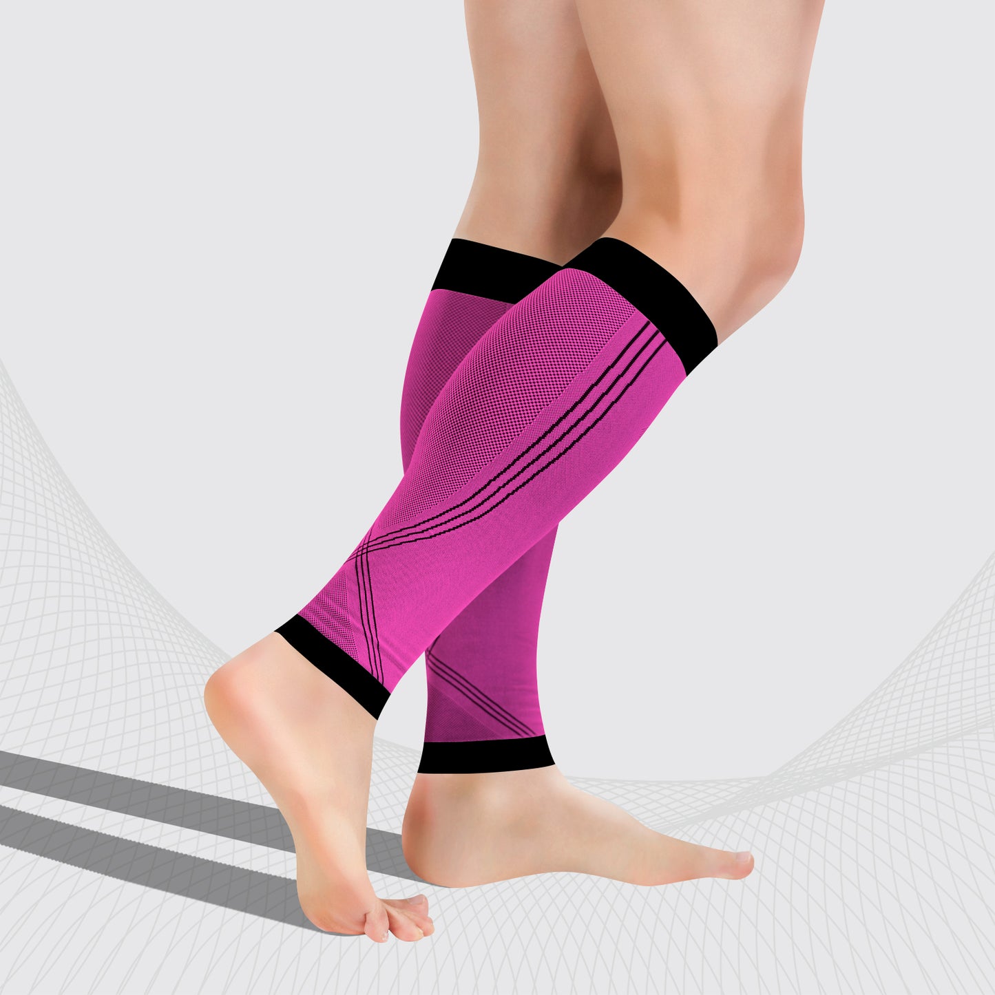 Sport Kompressions-Wadenstulpen Klasse 1 (18-21 mmHg), Unisex, ACTIVE