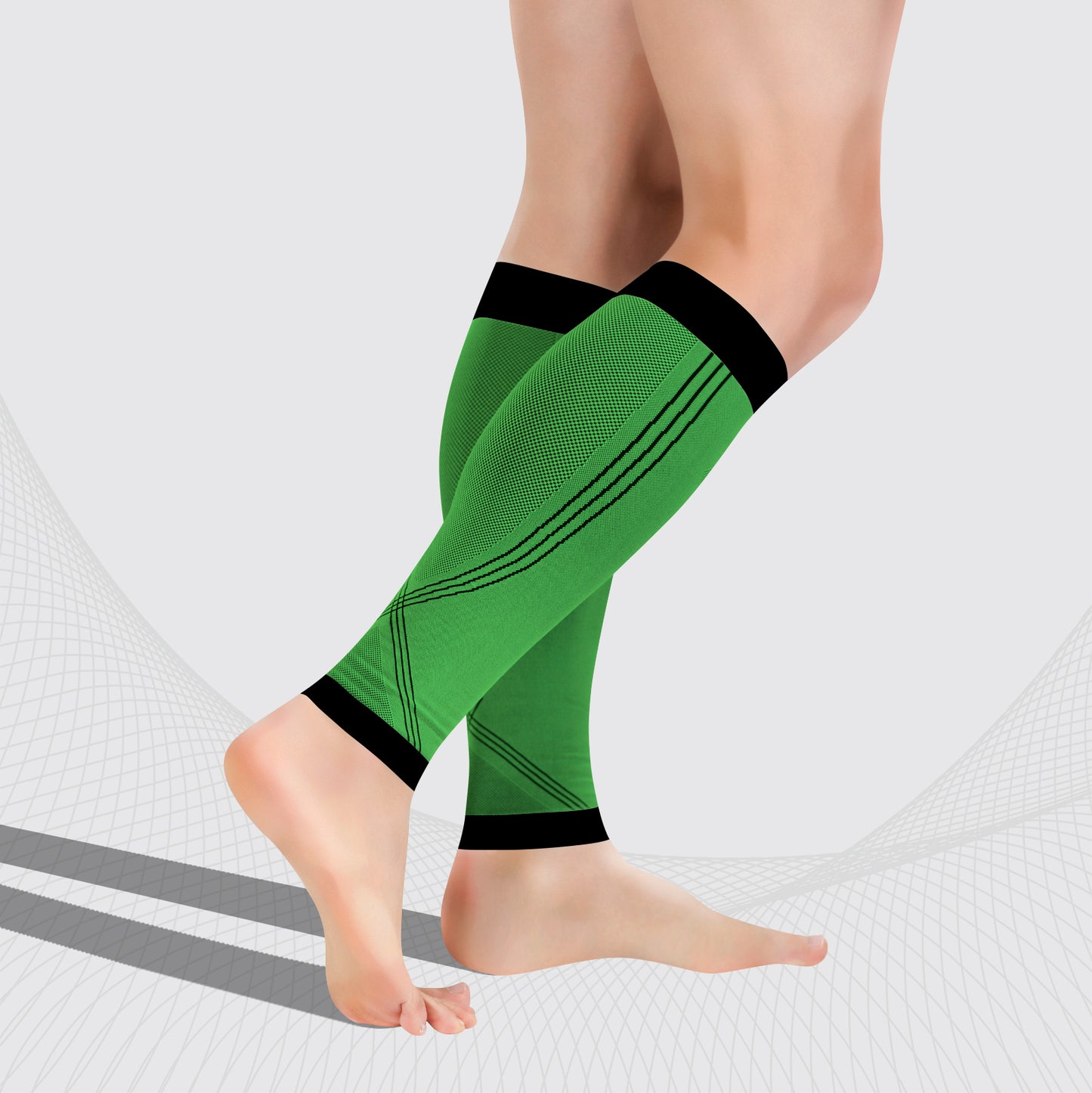 Sport Kompressions-Wadenstulpen Klasse 1 (18-21 mmHg), Unisex, ACTIVE